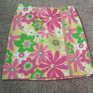 Bamboo Traders petit floral skirt 6p